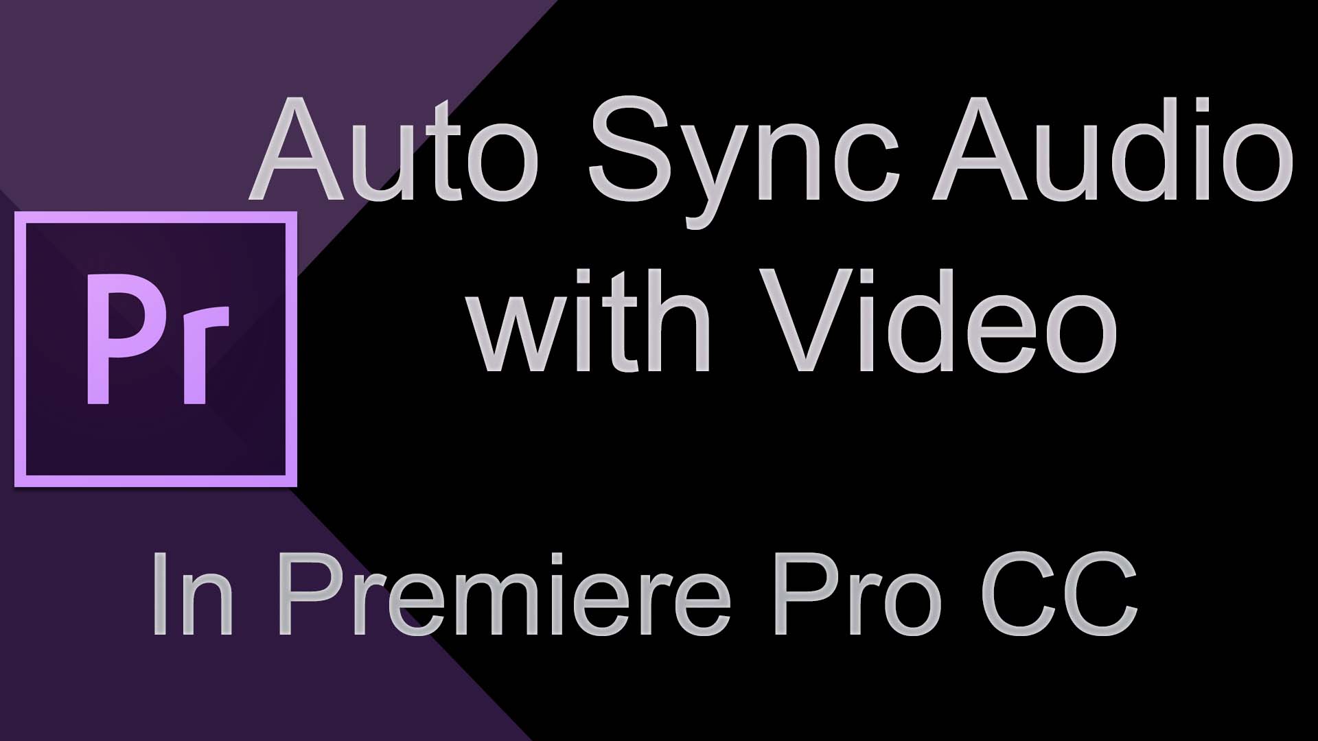 Sync Multiple Audio Tracks with Video