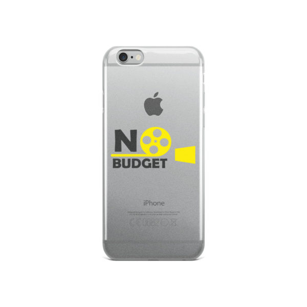 iPhone case with No Budget Logo