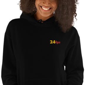 24fps embroidered hoodie