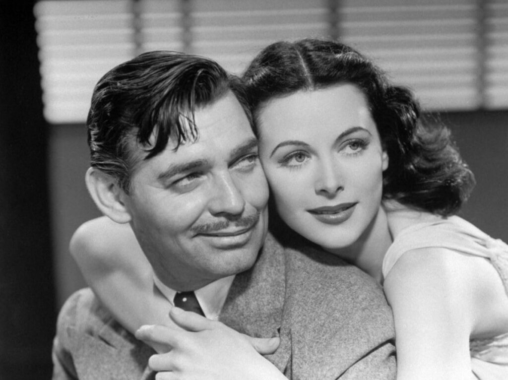 Clark Gable and Hedly Lamarr